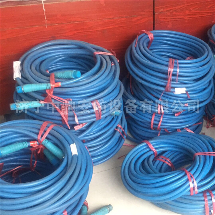 LCYVB-7-1鋼絲編織橡膠護套連接器25米礦用拉力閉鎖電纜|山東大齊通信電子有限公司