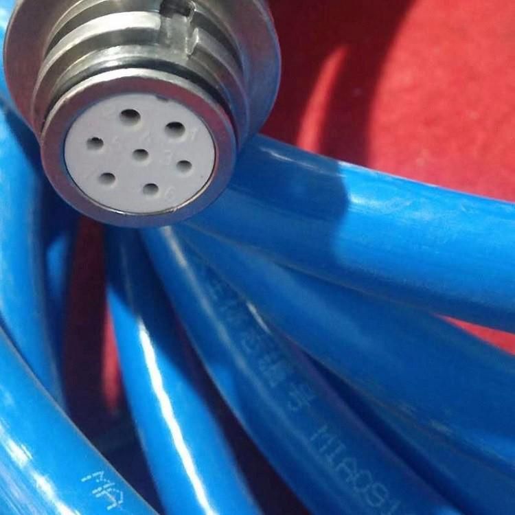 MHYBV-7-2-18礦用通信拉力電纜通訊帶航空插頭接頭 天津華寧電子有限公司